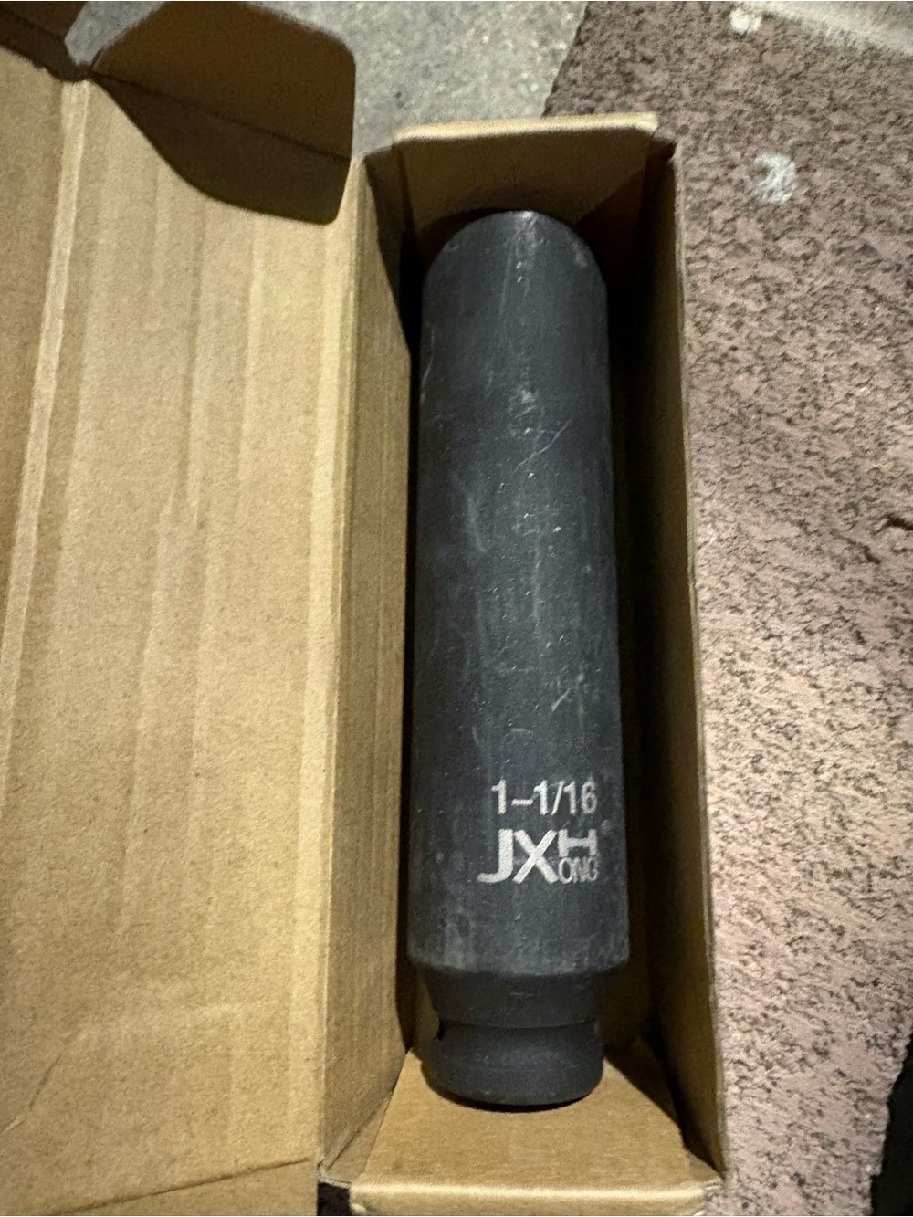 1-1/16" Impact Socket - JX Brand - Black Finish